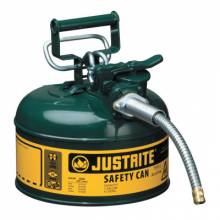 Justrite 7210420 1G Ii Safety Can W/5/8Inmetal Hose -Green