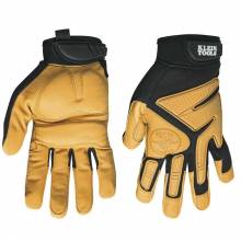 Klein Tools 40221 Journeyman Leather Gloves, Large
