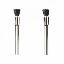 Dremel 405-02 Nylon Bristle Brushes (2 Pack), 1/8" Diameter
