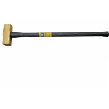 Klein Tools 7HBRFRH04 Brass Sledge Hammer Fiberglass Rubber Hnd 4#