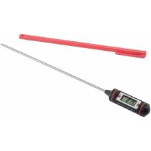 General Tools DT310LAB DT310LAB Digital Thermometer, 8 Inch Extra Long Stainless Steel Probe, -58 to 302 degrees Fahrenheit (-50 to 150 degrees Celsius) Range with High and Low Alarms, Auto-Off