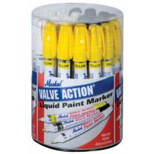 Markal 96080 Valve Action Paint Mkr Dsp 10Wht- 10Blk- 10Ylw