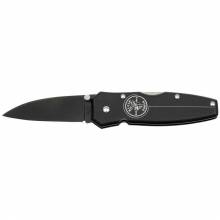 Klein Tools 44001-BLK Lightweight Lockback Knife, 2-1/2-Inch Drop Point Blade, Black Handle