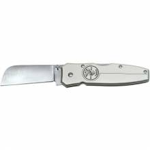Klein Tools 44007 Lightweight Lockback Knife 2-1/2-Inch Coping Blade, Silver Handle