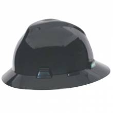 Msa C217374 Black V-Gard Hat W/Fas Track Suspension