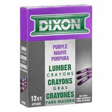 Dixon Ticonderoga 49300 493 Purple Lumber Crayons (12 MKR)