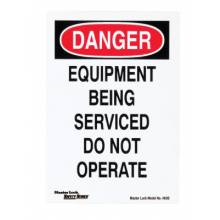 Master Lock 463B Safety Series Lockout Signs (1 EA)