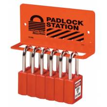 Master Lock S1506 Six Padlock Wall Bracket