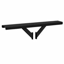 Mailboxes 4885BLK Salsbury Spreader - 5 Wide with 2 Supporting Arms - for Rural Mailboxes - Black