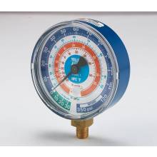 Yellow Jacket 49206 3-1/8", blue compound, 30"-0-120** psi, R22/134a/404A certified gauge (°F)