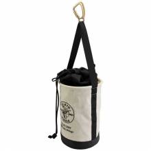 Klein Tools 5114DSC Canvas Bucket with Drawstring Close, 17-Inch