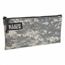 Klein Tools 5139C Zipper Bag, Camouflage Cordura Nylon Tool Pouch, 12-1/2-Inch