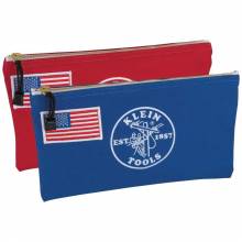Klein Tools 55777RWB American Legacy Zipper Bags, Canvas Tool Pouches, 2-Pack