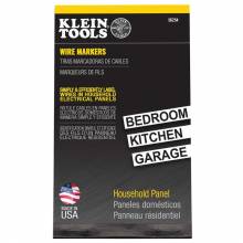 Klein Tools 56254 Wire Marker Book, Household Electrical Panel