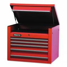 Proto 453427-5RD 34" Chest 5 Drws Red