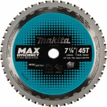 Makita E-12815 7‑1/4" 45T Carbide‑Tipped Max Efficiency Saw Blade, Metal/General Purpose