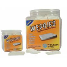 Precision Brand 48805 The Wedgie - White Flexible Shim - 200 Pieces