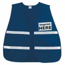 River City ICV203 Poly- Cotton Safety Vest- 21" X 48"- Blue