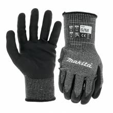 Makita T-04139 Advanced FitKnit™ Cut Level 7 Nitrile Coated Dipped Gloves (Small/Medium)