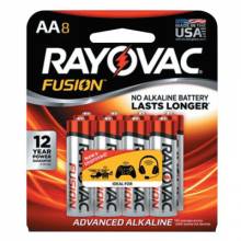 Rayovac 815-8TFUSK Fusion Premium Alkalineaa (8 EA)