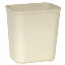 Rubbermaid Commercial 2543-BEIG Fire Resistant Wastebasket Large Recta