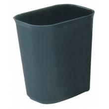 Rubbermaid Commercial 2543-BLA Fire Resistant Wastebasket Large Recta
