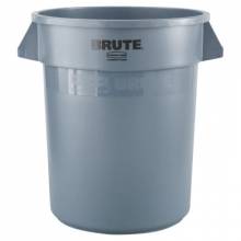 Rubbermaid Commercial 2620-GRAY 20Gal W/O Lid Brute Container Trash Can G