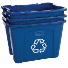 Rubbermaid Commercial 5714-73-BLUE 14 Gal Recycling Box