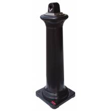 Rubbermaid Commercial 9W30-BLA Black Groundskeeper Tuscan Smoker'S Receptacle