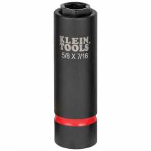 Klein Tools 66062 2-in-1 Impact Socket, 6-Point, 5/8 and 7/16-Inch