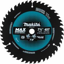 Makita E-11128 7‑1/2" 45T Carbide‑Tipped Max Efficiency Miter Saw Blade