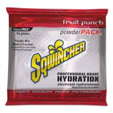 Sqwincher 016042-FP 2-1/2-Gal Fruit Punch Powder Drink Mix (32 EA)