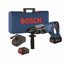 Bosch GBH18V-28DCK24 18V 1-1/8" SDS-plus Rotary Hammer w/ (2) CORE18V® 8 Ah High Power Batteries