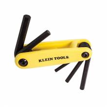 Klein Tools 70570 Grip-It® Hex Key Set, 5-Key, SAE Sizes