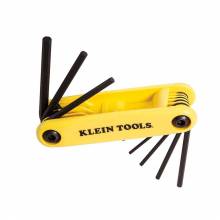 Klein Tools 70575 Grip-It® Hex Key Set, 9-Key, 3-3/4-Inch Handle, SAE Sizes