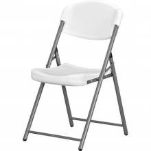 AbilityOne 7105015766180 Chair Folding Platinum 18" W X 16" D X 33-1/2" H In Open Position
