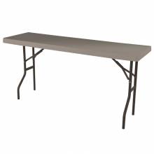 AbilityOne 7110017025671 Table Folding Charcoal Gray 72Wx29Hx18D 250Lb Capacity
