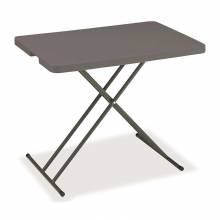 AbilityOne 7110017026954 Table Folding Adjustable Charcoal Gray 20Wx30L