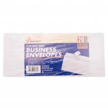 AbilityOne 71503218346 Skilcraft #10 Business Envelope Selfseal 25 Pack/Case - Business - #10 (4.13" X 9.50") - Self-Sealing - 125/Pack