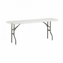 AbilityOne 7195016183865 Blow-Molded Folding Tables, Utility Table, 72" W X 29" H X 18" D, Ea