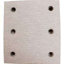 Makita 742529-7 4" x 4‑1/2" Abrasive Paper, Hook & Loop, 60 Grit, 5/pk