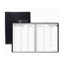 AbilityOne 7510016828112 Professional Planner Dated 2023 Recycled Weekly Black 8-1/2" X 11"