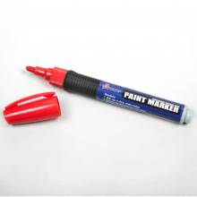 AbilityOne 7520015889100 Skilcraft Paint Markers - Medium Point Red Ink - Medium Marker Point Type - Bullet Marker Point Style - Red Oil Based Ink
