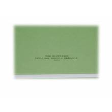 AbilityOne 7530002223525 United Book Press Green Accounting Book 10-1/2 X 8 - 192 Sheet(S) - 8" X 10.50" Sheet Size - 36/Case