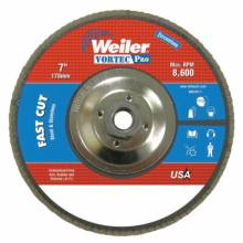 Weiler 31368 7" Wolv Angled Phenolicback 40Z 5/8"-11 Unc Nut