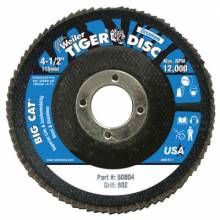 Weiler 50804 41/2" Tiger Disc Big Catabr Flap Phenolic Bk