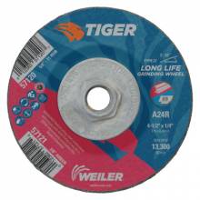 WEILER® 804-57120 4-1/2 X 1/4 TIGER TY27GRIND WHL  AO  5/8-11 AH(10 EA/1 PK)