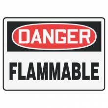 Accuform Signs MCHL228VS Sign Dgr Flammable  7X10Vl (1 EA)