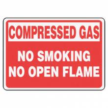 Accuform Signs MCPG501VA Sign  Compressed Gas Nosmkng  10X14  Alum