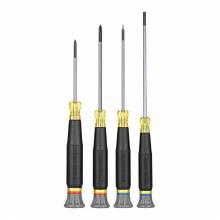 Klein Tools 85615 Precision Screwdriver Set, Slotted, and Phillips 4-Piece